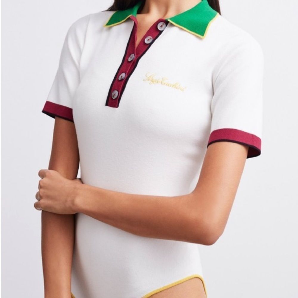 Sergio Tacchini Monique Retro Inspo Bodysuit NWT ✨✨✨